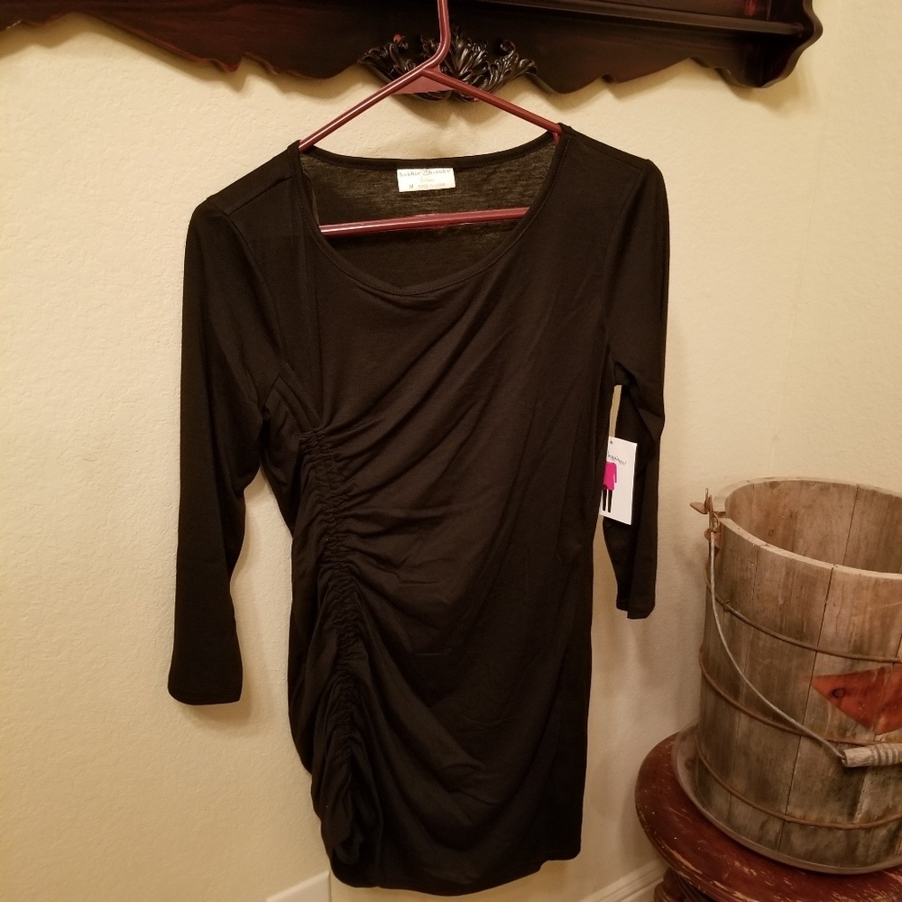 NWT plus tunic, gathered detail